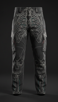 Tactical Cargo Pants Anatomical Motif