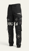 Technical Cargo Pants With Typography